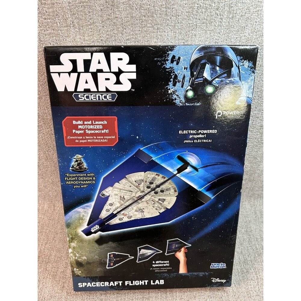 Uncle Milton Spacecraft Flight Lab Kit Ages 8+ Toy Plane Fly Falcon Star Wars